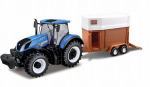 Traktorius New Holland T7.315 su priekaba Bburago 1:32
