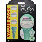 Wilkinson Intuition Sensitive Care rinkinys: 3x galvutės + rankena