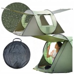 Turistinė palapinė Kempingas 3 asmenų stovyklavimui, vandeniui atspari &scaron;eimyninė
