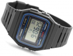 Casio F91w-1 laisvalaikio sportinis laikrodis, juodas, kasdienis, sporti&scaron;kas