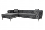 Mink&scaron;tas kampas Atelier del Sofa Como Eco Left, pilkas