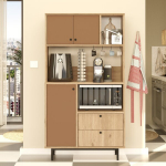 Sieninė spintelė Hanah Home RE3-SK daugiafunkcė moderni i&scaron; melamino