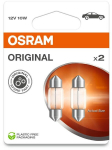 Osram C10w 10w 12v Sv8.5-8 lemputės, 2 vnt.