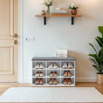 Batai, 30,3 x 78,5 x 48 cm, Balta-pilka, Kingapink, VASAGLE LHS009B01, 30.3 x 78.5 x 48 cm, Valge-Hall