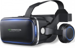 Fiyapoo Vr akiniai su ausinėmis 3d Vr akiniai Virtualios realybės akiniai Pc žaidimų valandos, skirti 4,7&ndash;6,6 colių Android/iphone ne&scaron;iojamiesiems įrenginiams, Hd tinklelis, mėlyna &scaron;viesa, vaikams ir suaugusiems, dovana
