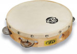 Latin Percussion Lp861302 8 colių Cp medinis tamburinas su galvute, vienos eilės žvangučiai