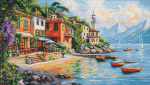 Siuvinėjimo kryželiu rinkinys Luca-S. &bdquo;Varena&ldquo; 50x29 cm SBU5083