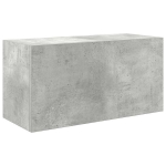 Sieninė vonios kambario spintelė, betono pilka, 60x25x30cm CFE3145187
