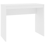 Ra&scaron;omasis stalas，Biuro stalas，Kompiuterio stalas, baltos spalvos, 90x40x72cm, apdirbta mediena CFE6709108