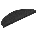 Lipnūs laiptų kilimėliai, 30vnt., juodi, 65x22,5x3,5cm CFE6684001