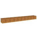 Auk&scaron;tas sodo lovelis, 386x50x36cm, Corten plienas CFE42145