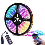 Bluetooth LED juosta su i&scaron;maniojo telefono programa ir nuotolinio valdymo pultu - 10m LIVMAN SMD5050