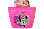 Plastikinis dviračio krep&scaron;elis Disney Minnie, rožinis, Roze