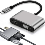 Adapter usb-c to hdmi 4k vga hub usb 3.0 usb-c power delivery adapter