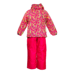 Huppa Vaikų žieminis komplektas GREGER, fuchsia pattern/ fuchsia