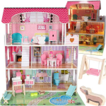 Lėlių namelis DollHouse LED DH7L BERIMAX medinis, 70 cm, LED