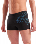 Maudymosi &scaron;ortai vyrams Arena Kikko Graphic Swim Short Black-Turquoise
