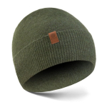 Moteri&scaron;ka žieminė beanie kepurė, Betlewski, Winter, alyvuogių spalvos, perdirbto poliesterio