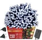 lempučių girlianda 300LED, 21m., &scaron;altai balta spalva