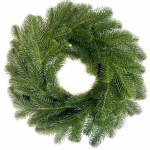 Kalėdinis vainikas premium green 100% pe, 40 cm