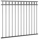 Tvoros segmentas, juodos spalvos, 1,7x1,5m, plienas CFE3567955