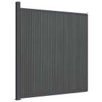 Tvoros segmentas, pilkos spalvos, 173x186cm, WPC CFE3667496