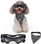 Akiniai nuo saulės ir bandana &scaron;unims Vsshe, juoda, m, M