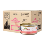 Almo Nature HFC Jelly Salmon 70gx24 la&scaron;i&scaron;a drebučiuose konservai ketėms