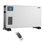 NOVEEN KONVEKTORINIS &Scaron;ILDYTUVAS CH9000 XXL DYDŽIO LCD SMART WHITE 2300 W, Native