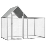 Voljeras vi&scaron;čiukams 2x1x1,5m sidabrinis