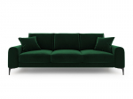Keturvietė sofa Mazzini Sofas Madara, tamsiai žalia