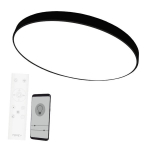 Tope Lighting juodas LED &scaron;viestuvas Boston 2x60W