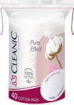 Vatos diskeliai Cleanic Pure Effect, 40 vnt.