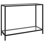 Konsolinis staliukas, 100x35x75cm, grūdintas stiklas,