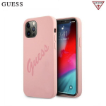 Guess GUHCP12LLSVSPI iPhone 12 Pro Max 6.7" pink/pink hardcase Script Vintage