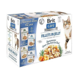 Brit Care suaugusioms katėms su kalakutiena, upėtakiu, vi&scaron;tiena ir tunu, 12x85 g