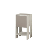 Naktinis staliukas Kalune Design 776 (I), 55 cm, baltas/&scaron;viesiai rudas