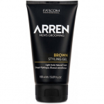 Rudo atsplavio, lengvos fiksacijos žėlė vyrams Farcom Professional ARREN Men's Grooming Brown Styling Gel, 150ml