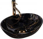 Pastatomas praustuvas REA SOFIA MARBLE SHINY 41x34,5x15