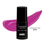 Gelinis nagų lakas "Sincero Salon", 6ml, SHOCKING PINK, 852