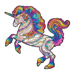 Medinė dėlionė Unicorn, 260 detalių