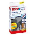 Adapteris aliuminio rėmui su tinkleliu nuo uodų durims Tesa Insect Stop Alu Frames Comfort, pilkas