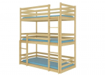 Vaiki&scaron;ka lova ADRK Furniture Tedro 180x80, ruda
