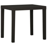 Sodo stalas, 79x65x72 cm, pilkas