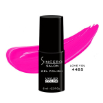 Gelinis nagų lakas "Sincero Salon", 6 ml, LOVE YOU, 4485