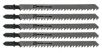 Atsarginiai pjūkleliai elektriniam siaurapjūkliui, 5 vnt. L-132 mm Faster Tools (3558)