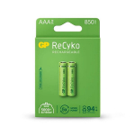 GP ReCyko 850mAh AAA įkraunamos baterijos sujungia na&scaron;umą ir ilgaamži&scaron;kumą. Paruo&scaron;tos naudoti, jos i&scaron;laiko iki 80 %