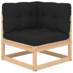Sofa su pagalvėlėmis, juoda