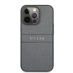 Guess telefono dėklas iPhone 13 Pro, pilkas