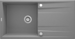 Deante granitinė virtuvinė plautuvė Deante Eridan ZQE S713, Metallic grey